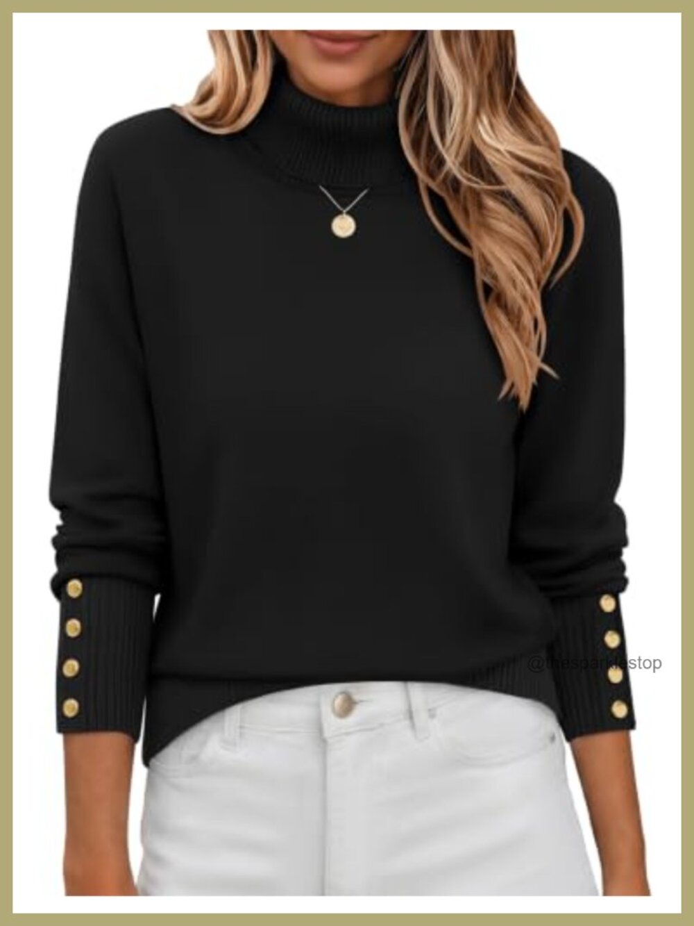 Zeagoo Womens Turtleneck Sweater Long Sleeve Ribbed Pullover Fall Jumper Top